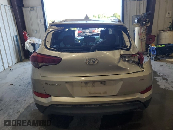 2018 Hyundai Tucson SEL with VIN KM8J3CA49JU693400, listed as a Copart auction lot 52046405 with Not provided miles and Salvage title. Bid and sale history available at DreamBid. Image 6.
