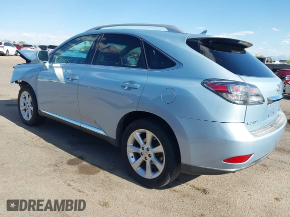 2010 Lexus RX 350 with VIN 2T2ZK1BA0AC008549, listed as a IAAI auction lot 42233251 with 124,021 mi miles and . Bid and sale history available at DreamBid. Image 3.