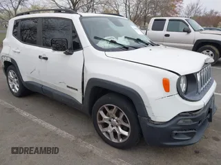 2015 Jeep Renegade Latitude with VIN ZACCJABT9FPB51154, listed as a IAAI auction lot 42015894 with 82,637 mi miles and . Bid and sale history available at DreamBid. Image 1.
