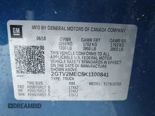 2019 GMC Sierra 1500 Limited SLE with VIN 2GTV2MEC5K1100841, listed as a IAAI auction lot 41558266 with 66,988 mi miles. Bid and sale history available at carsss.com. Image 9.