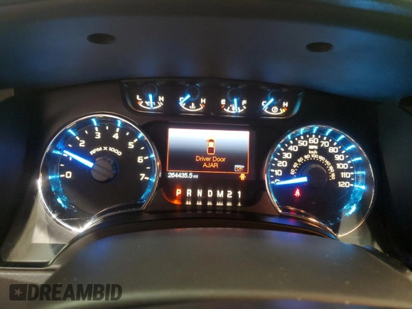2014 Ford F-150 XL with VIN 1FTFW1EF3EKE81711, listed as a Copart auction lot 53385165 with 264,435 mi miles and Clean Title. Bid and sale history available at carsss.com. Image 9.