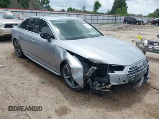 2018 Audi A4 Premium Plus with VIN WAUENAF40JA110546, listed as a IAAI auction lot 42171351 with 160,710 mi miles and . Bid and sale history available at DreamBid. Image 1.