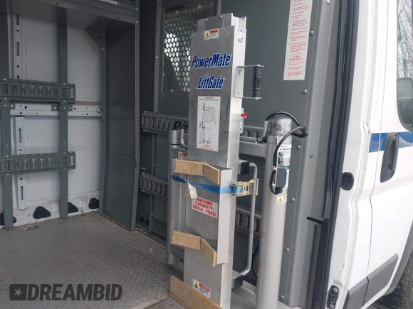 2018 Ram ProMaster Cargo with VIN 3C6URVHG7JE116351, listed as a IAAI auction lot 41564858 with 64,651 mi miles and . Bid and sale history available at DreamBid. Image 20.