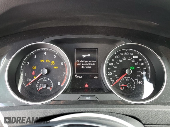 2019 Volkswagen Golf SportWagen S with VIN 3VW117AU1KM509314, listed as a Copart auction lot 41415834 with 32,368 mi miles. Bid and sale history available at carsss.com. Image 9.