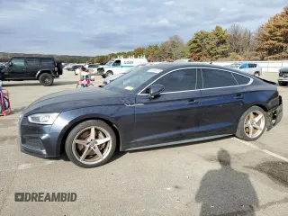 2018 Audi A5 Sportback Premium Plus with VIN WAUENCF54JA057838, listed as a Copart auction lot 75138723 with 0 mi miles. Bid and sale history available at carsss.com. Image 1.
