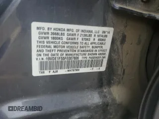 2015 Acura ILX Premium z VIN 19VDE1F55FE007806, wystawiony jako Copart lot #69549184 z przebiegiem 235 486 mil mil oraz Szkoda całkowita • Salvage title. Historia ofert i sprzedaży dostępna na DreamBid. Obrazek 12.