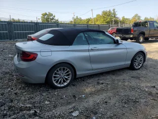 2016 BMW 2 Series 228i with VIN WBA1K9C52GV321963, listed as a Copart auction lot 71393424 with 118,029 mi miles and Salvage Title. Bid and sale history available at carsss.com. Image 3.