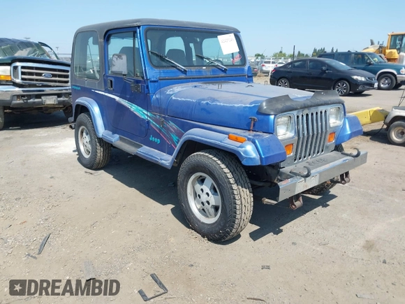1995 Jeep Wrangler z VIN 1J4FY29S3SP213368, wystawiony jako IAAI lot #42425240 z przebiegiem 96 473 mil mil oraz . Historia ofert i sprzedaży dostępna na DreamBid. Obrazek 1.