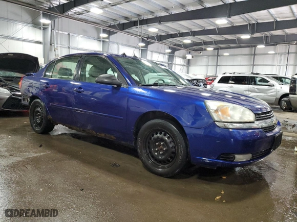 2005 Chevrolet Malibu LT with VIN 1G1ZU54835F261418, listed as a Copart auction lot 48737735 with 242,169 mi miles and Salvage Title. Bid and sale history available at carsss.com. Image 4.