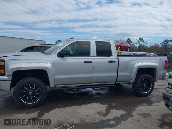 2014 Chevrolet Silverado 1500 Work Truck with VIN 1GCVKPEHXEZ210955, listed as a IAAI auction lot 41843645 with 267,582 mi miles and . Bid and sale history available at DreamBid. Image 14.