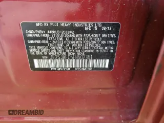 2014 Subaru Forester Premium z VIN JF2SJAEC5EH502351, wystawiony jako Copart lot #54248735 z przebiegiem 45 962 mil mil oraz Szkody całkowita. Historia ofert i sprzedaży dostępna na DreamBid. Obrazek 13.