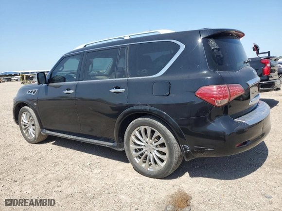 2015 Infiniti QX80 with VIN JN8AZ2NF5F9570300, listed as a Copart auction lot 52097215 with 158,633 mi miles and Clean Title. Bid and sale history available at carsss.com. Image 2.