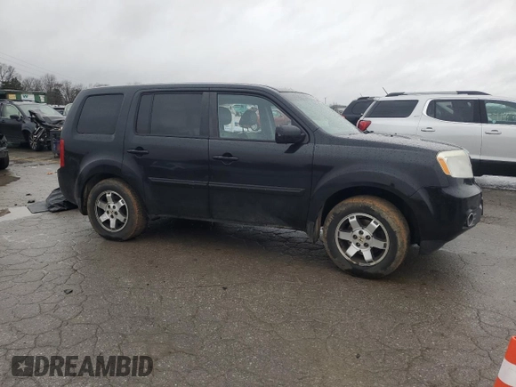 2012 Honda Pilot EX-L with VIN 5FNYF4H56CB041179, listed as a Copart auction lot 45135595 with 162,220 mi miles and Salvage Title. Bid and sale history available at DreamBid. Image 4.