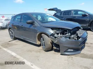 2017 Ford Focus ST with VIN 1FADP3L96HL320657, listed as a IAAI auction lot 42064649 with 129,843 mi miles and . Bid and sale history available at carsss.com. Image 1.