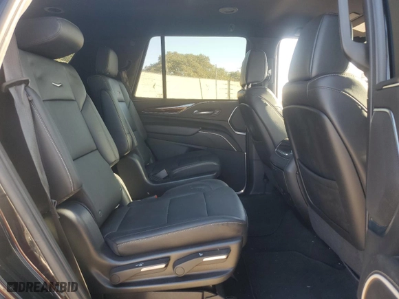 2021 Cadillac Escalade Luxury with VIN 1GYS3AKL5MR381725, listed as a Copart auction lot 79143154 with 104,404 mi miles and Salvage Title. Bid and sale history available at carsss.com. Image 11.