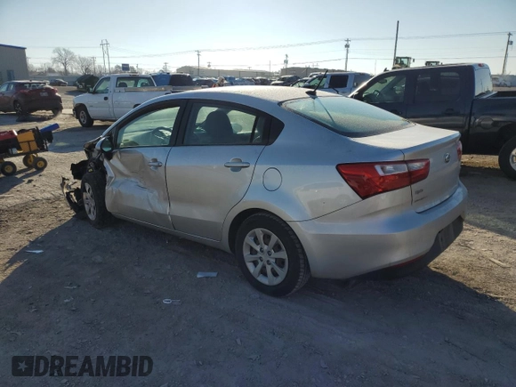 2017 Kia Rio LX with VIN KNADM4A34H6117995, listed as a Copart auction lot 41587425 with 131,941 mi miles and Salvage Title. Bid and sale history available at carsss.com. Image 2.