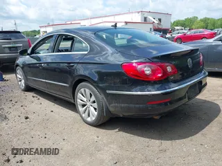 2011 Volkswagen CC Sport with VIN WVWMP7AN8BE709541, listed as a IAAI auction lot 42164892 with 154,547 mi miles. Bid and sale history available at carsss.com. Image 3.