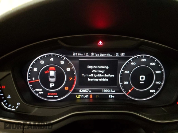 2017 Audi A4 Premium Plus with VIN WAUENAF41HN016260, listed as a Copart auction lot 54318205 with 42,057 mi miles and Clean title. Bid and sale history available at DreamBid. Image 9.