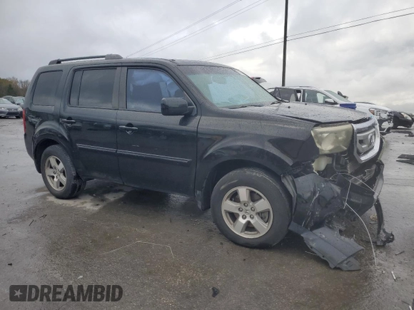 2011 Honda Pilot EX-L with VIN 5FNYF3H78BB008890, listed as a Copart auction lot 80555994 with 214,440 mi miles and Clean Title. Bid and sale history available at DreamBid. Image 4.