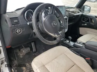 2018 Mercedes-Benz G-Class AMG G 63 with VIN WDCYC7DH6JX294753, listed as a Copart auction lot 46796505 with 0 mi miles and Non Repairable. Bid and sale history available at carsss.com. Image 8.