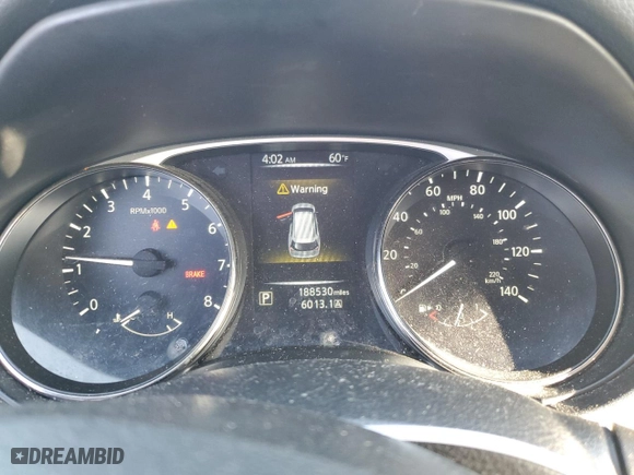 2016 Nissan Rogue S with VIN JN8AT2MV1GW133553, listed as a Copart auction lot 49231645 with 188,530 mi miles and Salvage Title. Bid and sale history available at carsss.com. Image 9.