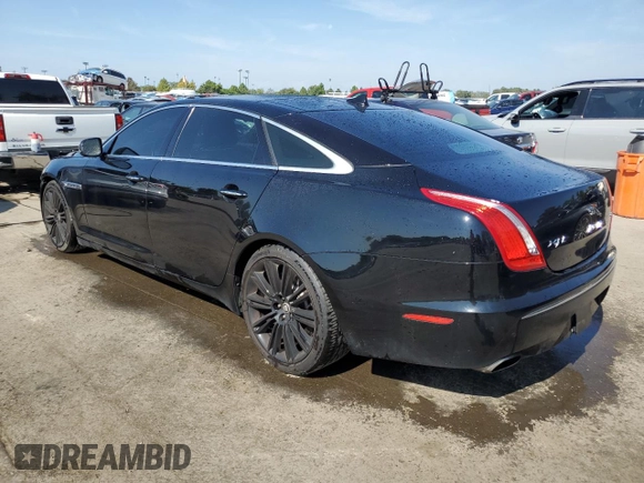 2013 Jaguar XJ Supercharged with VIN SAJWA2GE3DMV42875, listed as a Copart auction lot 71409324 with 129,422 mi miles and Salvage title. Bid and sale history available at DreamBid. Image 2.
