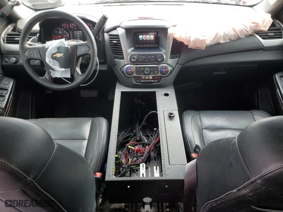 2016 Chevrolet Tahoe Commercial with VIN 1GNSKFEC6GR335043, listed as a Copart auction lot 42378045 with 114,690 mi miles and Salvage Title. Bid and sale history available at carsss.com. Image 8.