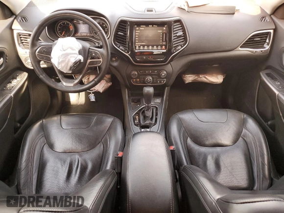 2019 Jeep Cherokee Limited z VIN 1C4PJLDBXKD302450, wystawiony jako Copart lot #54840495 z przebiegiem 141 148 mil mil oraz Nie do naprawy • Non repairable. Historia ofert i sprzedaży dostępna na DreamBid. Obrazek 8.