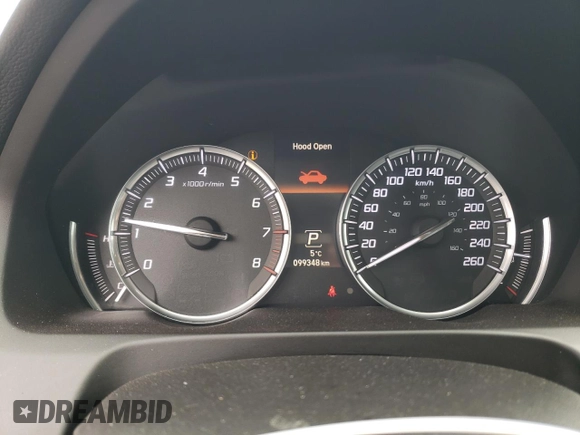 2015 Acura TLX Technology with VIN 19UUB1F52FA800324, listed as a Copart auction lot 80523864 with 99,348 mi miles and Salvage title. Bid and sale history available at DreamBid. Image 9.