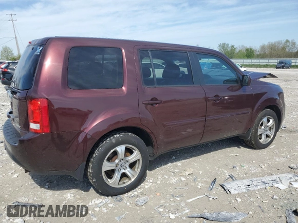 2013 Honda Pilot EX-L with VIN 5FNYF4H50DB034990, listed as a Copart auction lot 56012355 with 242,602 mi miles and Clean Title. Bid and sale history available at DreamBid. Image 3.