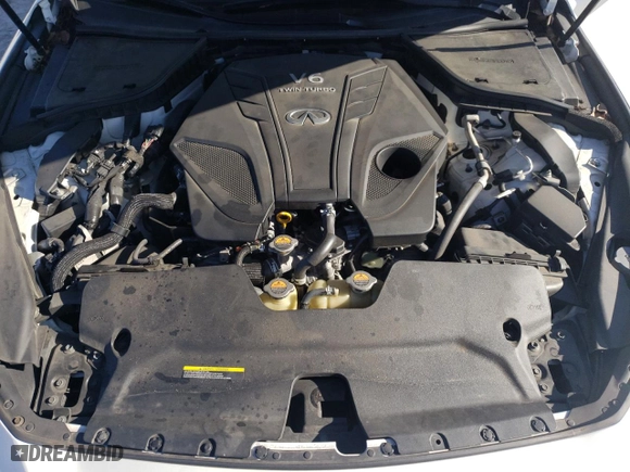 2020 Infiniti Q50 3.0t LUXE with VIN JN1EV7AR2LM255486, listed as a Copart auction lot 45657425 with 100,270 mi miles and Salvage Title. Bid and sale history available at carsss.com. Image 12.