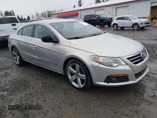 2012 Volkswagen CC Lux with VIN WVWHN7AN7CE511106, listed as a IAAI auction lot 41646910 with 144,536 mi miles. Bid and sale history available at carsss.com. Image 1.