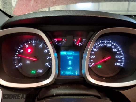 2017 Chevrolet Equinox LT with VIN 2GNALCEK3H1598387, listed as a Copart auction lot 49853975 with 122,987 mi miles and Salvage Title. Bid and sale history available at carsss.com. Image 9.