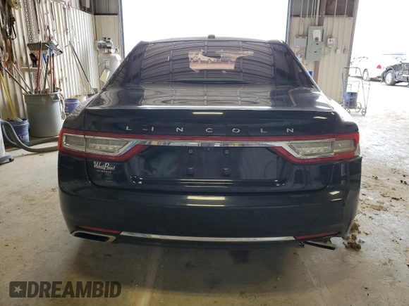 2017 Lincoln Continental Select with VIN 1LN6L9SK0H5608762, listed as a Copart auction lot 70318234 with 100,140 mi miles and Salvage Title. Bid and sale history available at carsss.com. Image 6.