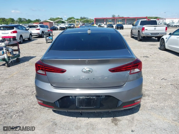 2019 Hyundai Elantra SEL with VIN 5NPD84LF1KH474787, listed as a IAAI auction lot 41969488 with 53,305 mi miles. Bid and sale history available at carsss.com. Image 16.