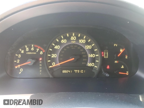 2006 Honda Odyssey EX-L with VIN 5FNRL38736B079403, listed as a Copart auction lot 62375545 with 188,241 mi miles and Clean title. Bid and sale history available at DreamBid. Image 9.