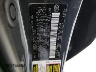 2025 Toyota Camry LE with VIN 4T1DAACK9SU556042, listed as a Copart auction lot 46990605 with 10,468 mi miles and Salvage Title. Bid and sale history available at DreamBid. Image 12.