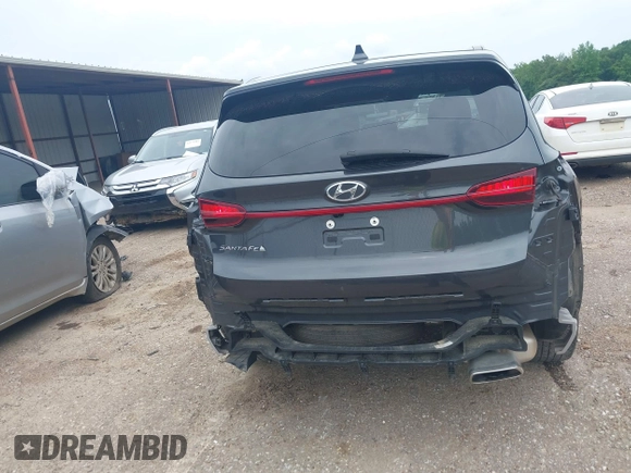 2021 Hyundai Santa Fe SE with VIN 5NMS14AJ5MH346250, listed as a IAAI auction lot 42299607 with 50,643 mi miles and . Bid and sale history available at DreamBid. Image 20.