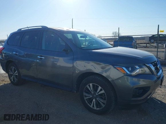 2017 Nissan Pathfinder SL with VIN 5N1DR2MMXHC906193, listed as a IAAI auction lot 41888171 with 113,524 mi miles. Bid and sale history available at carsss.com. Image 6.