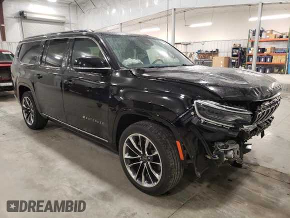 2023 Jeep Wagoneer Series III с VIN 1C4SJSDP0PS503082, выставлен на аукционе Copart как лот 77155824 с пробегом 21 774 миль миль и Списание • Salvage title. История ставок и продаж доступна на DreamBid. Изображение 4.