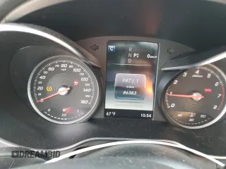 2017 Mercedes-Benz C 300 with VIN 55SWF4KB9HU213880, listed as a Copart auction lot 52510285 with 86,383 mi miles and Salvage Title. Bid and sale history available at carsss.com. Image 9.