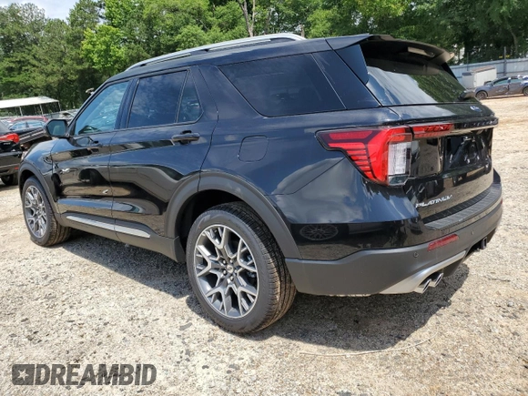 2025 Ford Explorer with VIN 1FMWK7HC1SGB97312, listed as a Copart auction lot 59141115 with 4 mi miles and Salvage title. Bid and sale history available at DreamBid. Image 2.