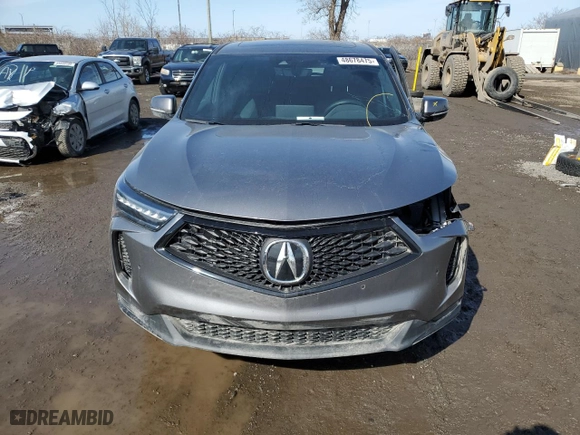 2023 Acura RDX w/A-Spec Package with VIN 5J8TC2H61PL801331, listed as a Copart auction lot 48678475 with 24,757 mi miles and Salvage Title. Bid and sale history available at carsss.com. Image 5.