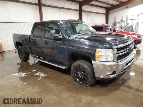 2012 Chevrolet Silverado 3500HD SRW LTZ with VIN 1GC4K1E82CF208298, listed as a Copart auction lot 41484875 with 276,394 mi miles and Salvage Title. Bid and sale history available at DreamBid. Image 4.