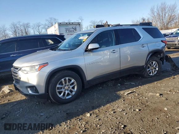 2020 Chevrolet Traverse LT Cloth with VIN 1GNEVMKW6LJ199884, listed as a Copart auction lot 44105835 with 74,651 mi miles and Salvage Title. Bid and sale history available at DreamBid. Image 1.