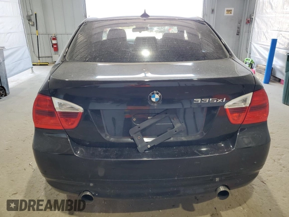 2008 BMW 3 Series 335xi with VIN WBAVD53568A010629, listed as a Copart auction lot 55350445 with 199,290 mi miles and Salvage title. Bid and sale history available at DreamBid. Image 6.