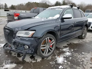 2015 Audi SQ5 Premium Plus with VIN WA1CGAFPXFA074820, listed as a Copart auction lot 37908494 with 110,773 mi miles and Non Repairable. Bid and sale history available at DreamBid. Image 1.