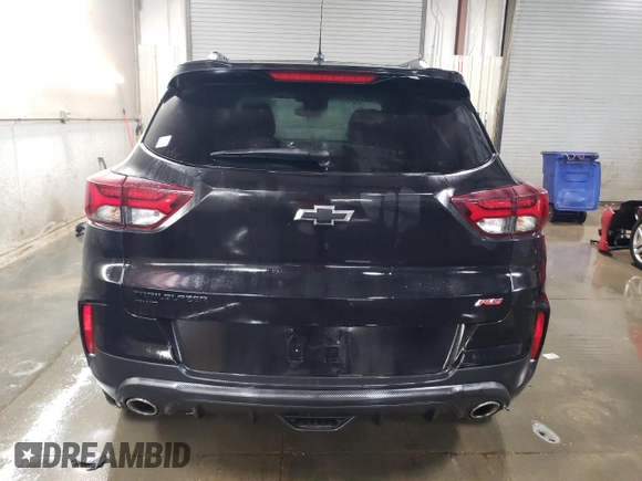 2022 Chevrolet TrailBlazer RS with VIN KL79MUSL9NB016829, listed as a Copart auction lot 88575735 with 36,932 mi miles and Salvage Title. Bid and sale history available at DreamBid. Image 6.