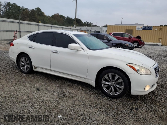 2012 Infiniti M37 with VIN JN1BY1AP6CM333127, listed as a Copart auction lot 78222284 with 202,255 mi miles and Salvage Title. Bid and sale history available at carsss.com. Image 4.