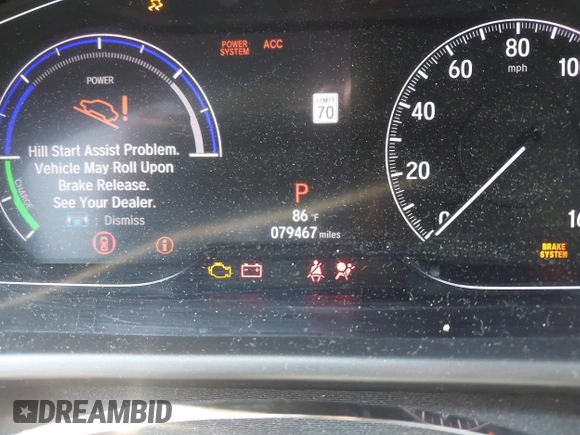 2019 Honda Accord with VIN 1HGCV3F10KA006296, listed as a IAAI auction lot 42768771 with 79,467 mi miles and . Bid and sale history available at DreamBid. Image 15.
